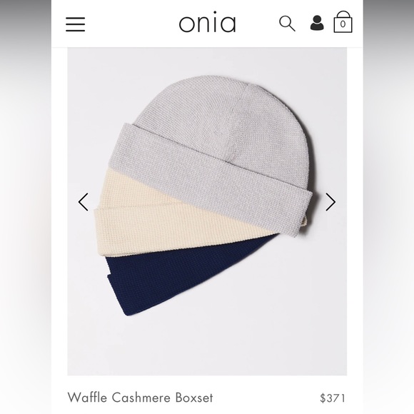 Onia men’s cashmere set - Deep Navy - Picture 3 of 5